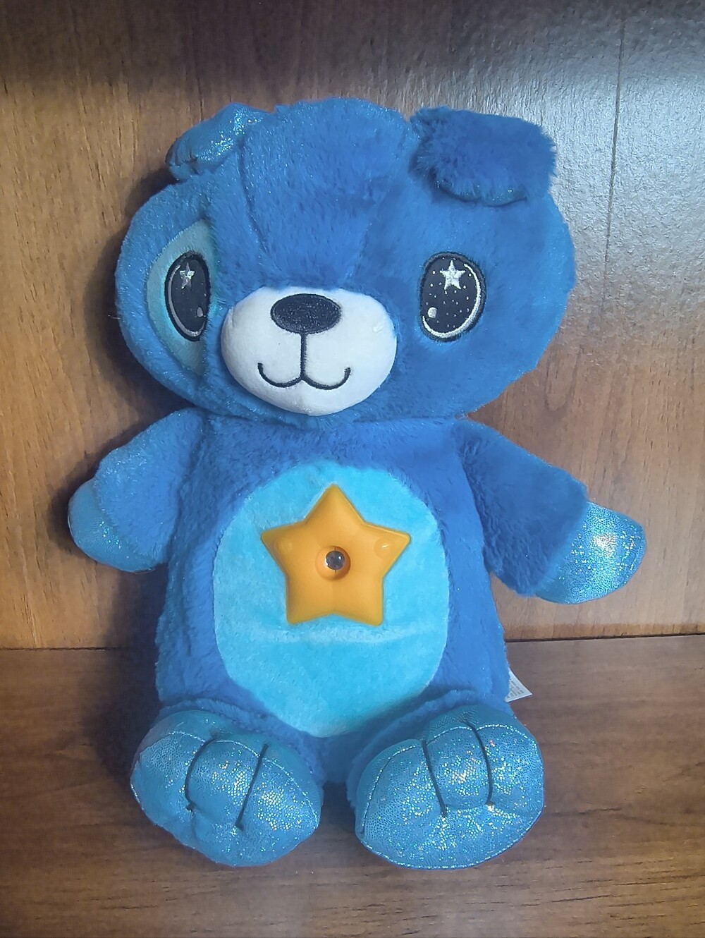 Ontel Star Belly Dream Lites plush blue puppy night light